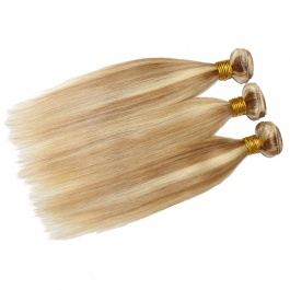 Elesis  highlight bundles straight 3bundles virgin remy hair balayage piano color  p10/24 brazilian human hair