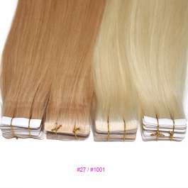 Eelsis Virgin Hair Invisible Tape in hair extensions  skin weft seamless top grade Straight raw hair customize 100grams