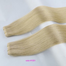 Eelsis Virgin Hair Invisible Long Tape Weft hair skin base seamless top grade Straight raw hair extensions 100grams