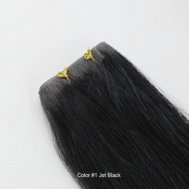 Eelsis Virgin Hair Invisible Long Tape Weft hair skin base seamless top grade Straight raw hair extensions 100grams