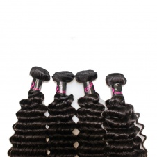 4 Bundles Virgin grade Elesis Virgin Hair Deep Wave Virgin Human Hair-RDW4