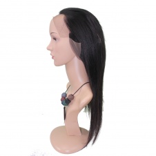 360 frontal straight full lace closure with Adjustment Band