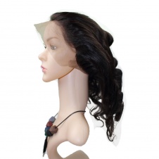 360 frontal body wave full lace closure with Adjustment Band