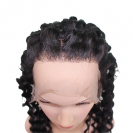 360 frontal deep wave full lace closure with Adjustment Band