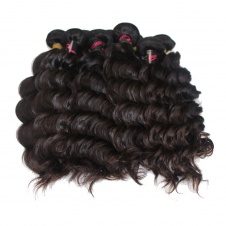 DHL Shipping Wholesale virgin hair Natural Wave 10pcs/lot  