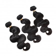 100% virgin Brazilian body wave big wave fresh hair 3bundles with free style closure Dropship