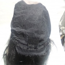 Silk Straight Long&Short Bob Style Full Lace Mono Human Hair Wigs 100% Brazilian Virgin Hair with baby color off black