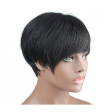 Thin skin injected toupee imported protein glue base toupee mens hair piece replacement