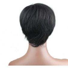 Thin skin injected toupee imported protein glue base toupee mens hair piece replacement
