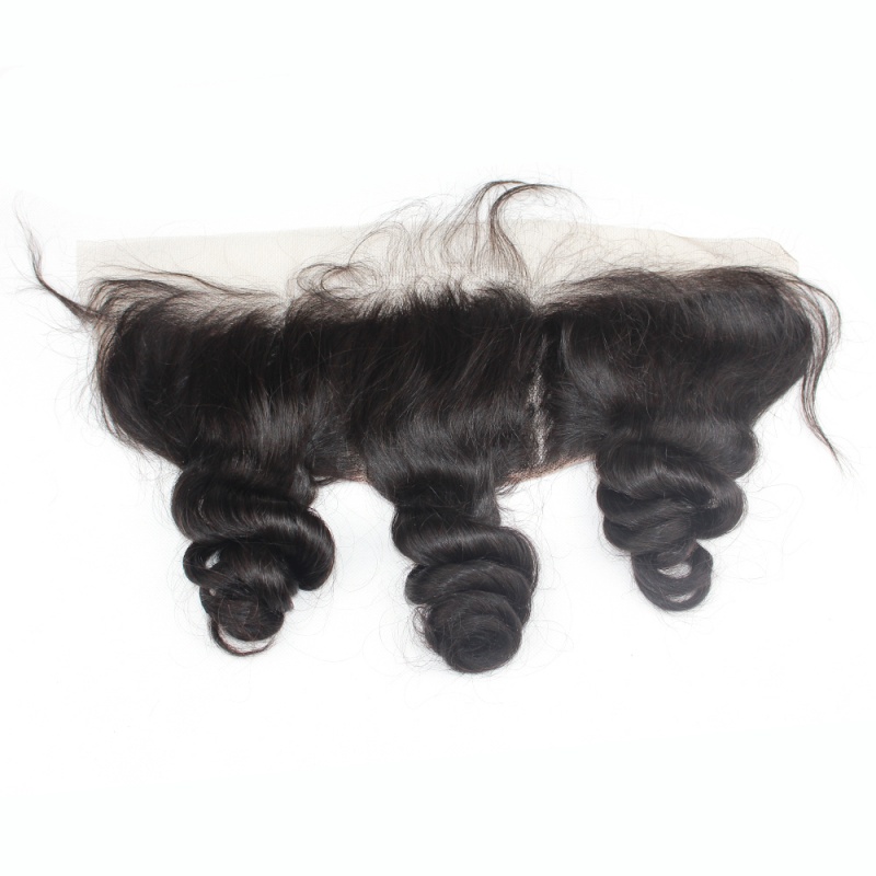 13x4 Loose Curl Swiss Lace/Transparent LACE/HD lace frontal free part closure