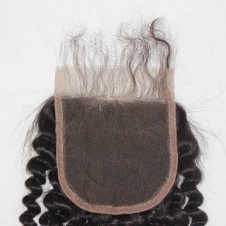 4x4 Swiss Lace/Transparent LACE/HD lace free part Kinky Curly closures