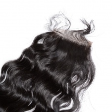 4x4 free part Swiss Lace/Transparent LACE/HD lace Natural Wave closure
