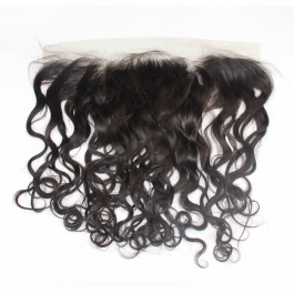 Brazilian Natural Wave Swiss Lace/Transparent Lace/HD Lace Frontal Free Part 13 x 4 inch Ear To Ear Lace Frontal Closure