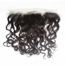 Brazilian Natural Wave Swiss Lace/Transparent Lace/HD Lace Frontal Free Part 13 x 4 inch Ear To Ear Lace Frontal Closure