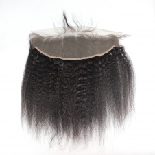 13x4 Kinky Straight Swiss Lace/Transparent LACE/HD lace frontal free part 