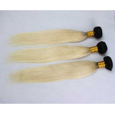 T1B/613 two tone ombre dark roots blonde Straight 100% Remy human hair 3pcs deals