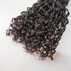 Elesis hair extensions new hairstyle 1pcs double drawn Pixie Curly small bouncy spring curly remy human hair