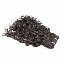 Elesis hair extensions new hairstyle 1pcs double drawn Pixie Curly small bouncy spring curly remy human hair