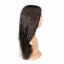 The Simulation of human's Scalp skin base tone silk top full lace natural color wig free style