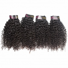 Elesis Virgin Hair Top Raw grade bundle weft  4 Bundles Jerry Curly-RJC4