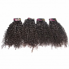 Elesis Virgin Hair Top Raw grade bundle weft  4 Bundles Jerry Curly-RJC4