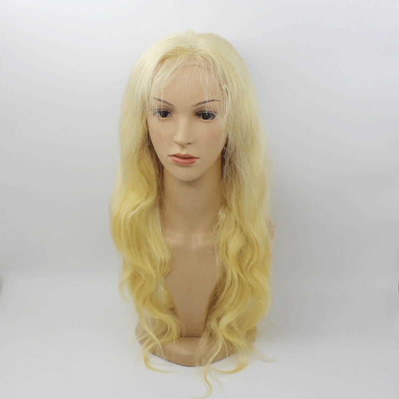 Elesis Virgin Hair Top raw grade hair 613 blonde customize wig 5x5 lace frontal wig-TB5x5
