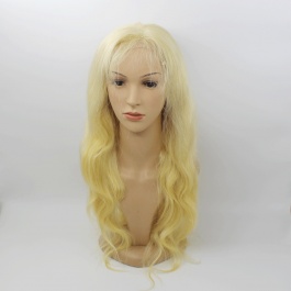 Elesis Virgin Hair Top raw grade hair 613 blonde customize wig 5x5 lace frontal wig-TB5x5