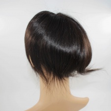 Men's toupee swiss lace base+ PU edge hair length 6inch