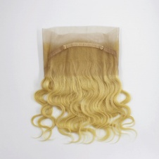 360Frontal blonde #613 body wave ear to ear frontal