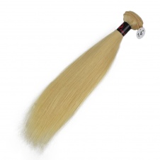 High quality 613 blonde straight human hair extensions single bundle-RST6131