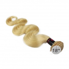 high quality 613 blonde body wave humanhair extensions single bundle-RBW6131
