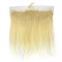 613 Lace Frontal 13x4 Ear to Ear Blonde Frontal Closure Straight Human Hair