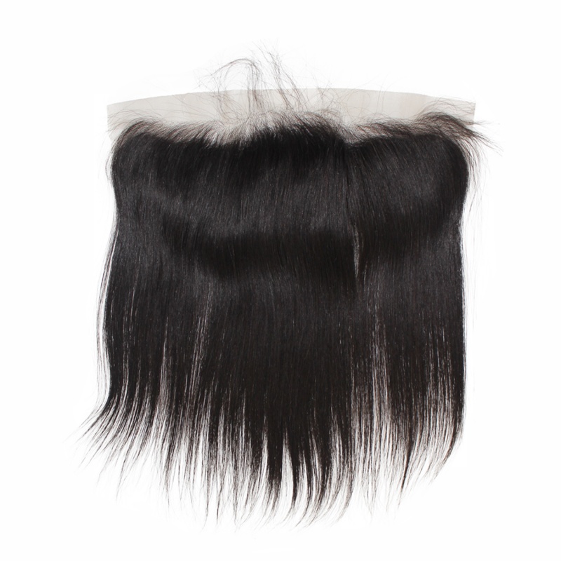 Elesis Straight Swiss Lace/HD frontal Silk base  Frontal Free Part 13x4 Pre Plucked Ear to Ear frontal with Baby Hair