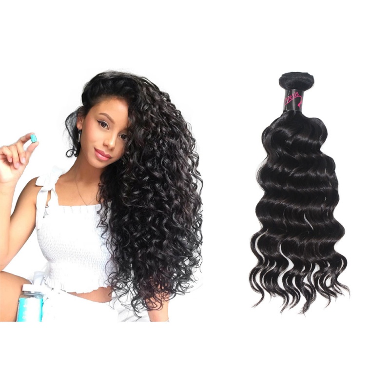 Virgin grade Elesis Virgin Hair Product 1 piece Natural Wave Human Virgin Hair Extensions