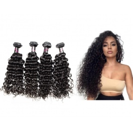 4 Bundles Virgin grade Elesis Virgin Hair New Product Water Wave Weave Virgin Hair-WW4