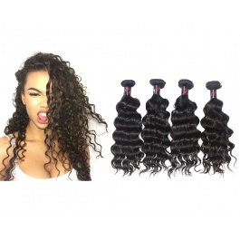 4 Bundles Virgin grade Elesis Virgin Hair Natural Wave Weave Virgin Human Hair