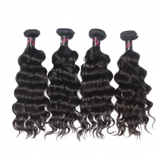 4 Bundles Virgin grade Elesis Virgin Hair Natural Wave Weave Virgin Human Hair