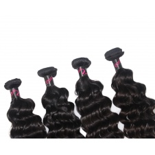 4 Bundles Virgin grade Elesis Virgin Hair Natural Wave Weave Virgin Human Hair