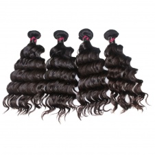 4 Bundles Virgin grade Elesis Virgin Hair Natural Wave Weave Virgin Human Hair