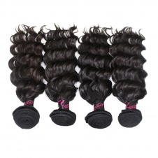 4 Bundles Virgin grade Elesis Virgin Hair Natural Wave Weave Virgin Human Hair