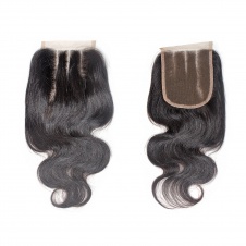 Elesis Hair Brazilian Body Wave 4x4 Swiss Lace/ Transparent Lace/ HD Lace/ Silkbase Closure 100% Human Virgin Hair