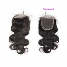 Elesis Hair Brazilian Body Wave 4x4 Swiss Lace/ Transparent Lace/ HD Lace/ Silkbase Closure 100% Human Virgin Hair