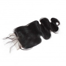 Elesis Hair Brazilian Body Wave 4x4 Swiss Lace/ Transparent Lace/ HD Lace/ Silkbase Closure 100% Human Virgin Hair