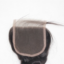 4x4 Raw Hair Lace Closure  Loose Curly  Swiss Lace/Transparent LACE/HD lace