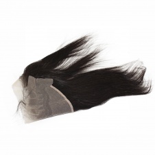 Elesis Straight Swiss Lace/HD frontal Silk base  Frontal Free Part 13x4 Pre Plucked Ear to Ear frontal with Baby Hair