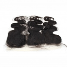 Swiss Transparent Lace/HD Lace 13 x 4 PrePlucked Frontal Brazilian Virgin Hair Body Wave Raw Hair-FB134