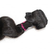 Virgin grade Elesis Virgin Hair Product 1 piece Loose Curl Human Virgin Hair Extensions