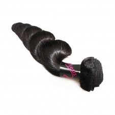 Virgin grade Elesis Virgin Hair Product 1 piece Loose Curl Human Virgin Hair Extensions