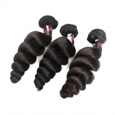 Hot Selling Virgin Grade Human Virgin Hair Loose Curly 3 Bundles 300g
