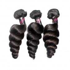 Hot Selling Virgin Grade Human Virgin Hair Loose Curly 3 Bundles 300g